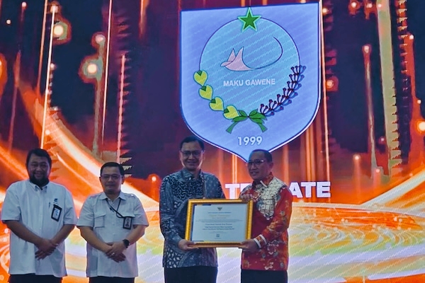 Pemkot Ternate Raih Predikat Kota Tertib Arsip 2024