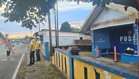 BPJN Malut Siagakan Posko dan Amankan Jalur Nataru, Perbaikan Jalan Nasional di Halmahera Capai 88 Persen