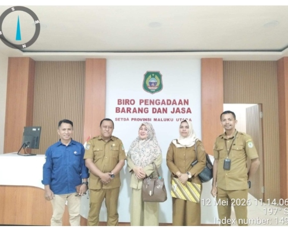 BPBJ dan Biro Adbang Malut Koordinasikan Data Pembangunan 2026-2027 untuk Percepatan Pengadaan