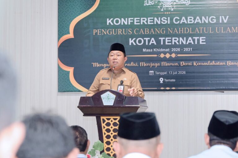 Konfercab IV PCNU Ternate Digelar, Sekda Minta NU Jadi Mitra Strategis Pembangunan Daerah